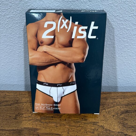 2(x)ist Vintage No-Show Brief – Size Medium – Black (Sealed Pack) - Picture 1 of 3